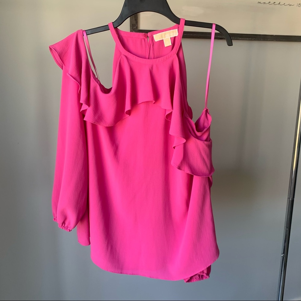 Michael Kors Cold Shoulder Top